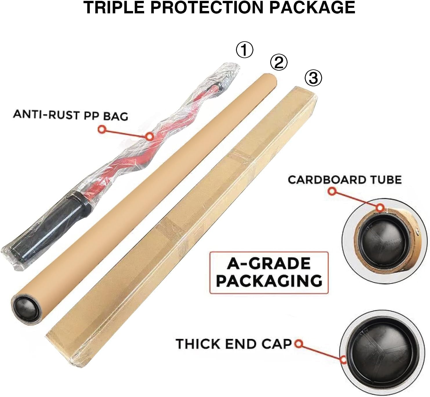 Olympic Barbell 47Inch-4Ft-350Lb /86Inch-7Ft-1500Lb EZ Curl Weight Bar, Capacity Chrome Barbells for Gym Home Strength Training,Weightlifting,Power Lifting