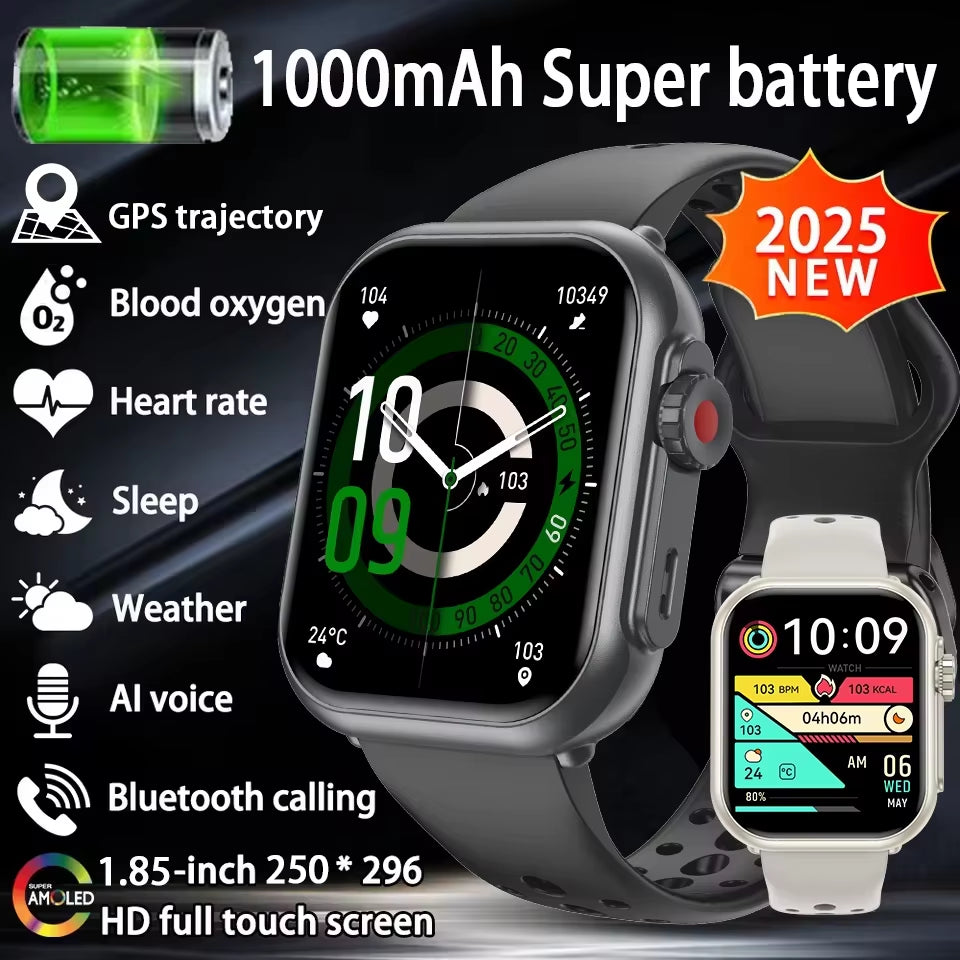 2025 Fashion Women Smart Watch Ultra 2 SE Smart Watches 1000Mah Big Battery Bluetooth Call Full Touch Sports Smartwatch Men