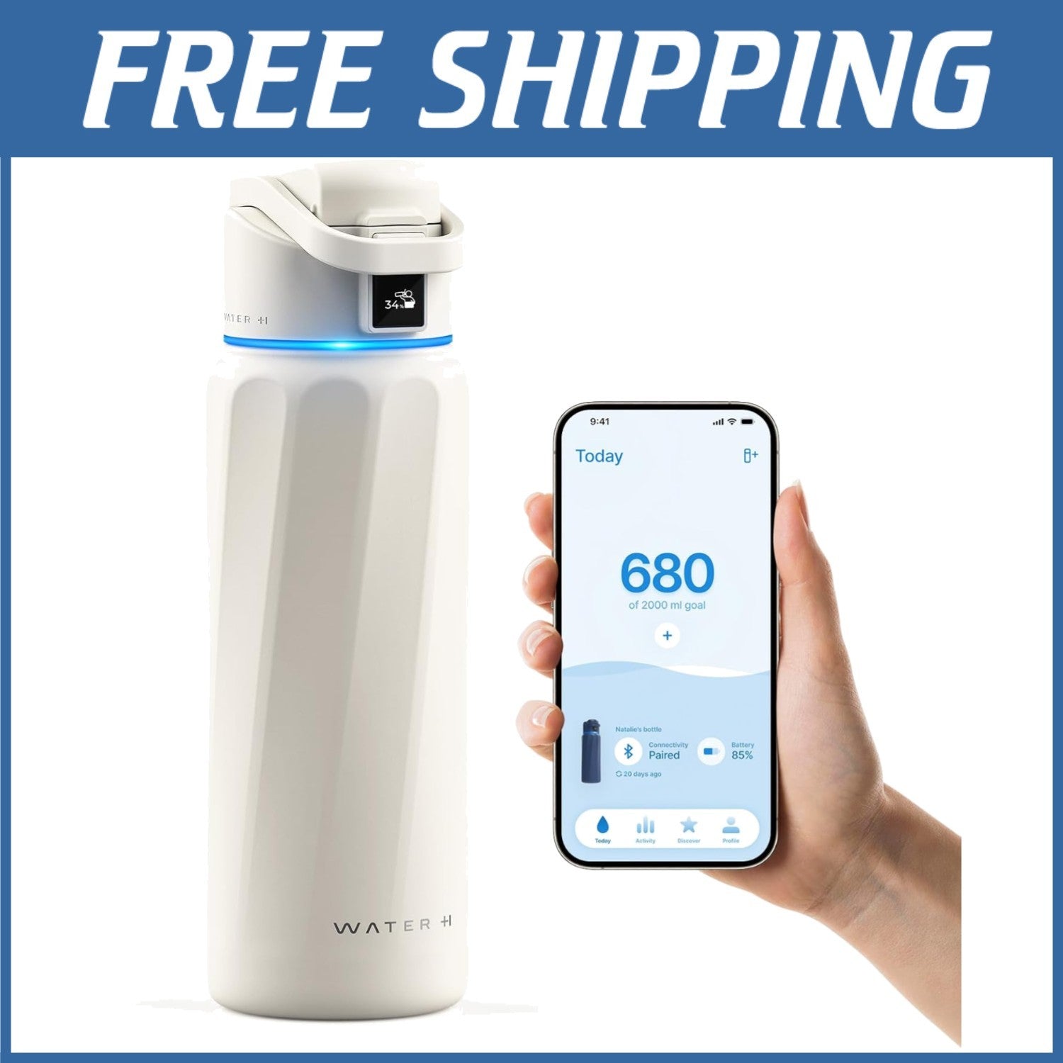 Bpa-Free Smart Water Bottle for Health & Wellness