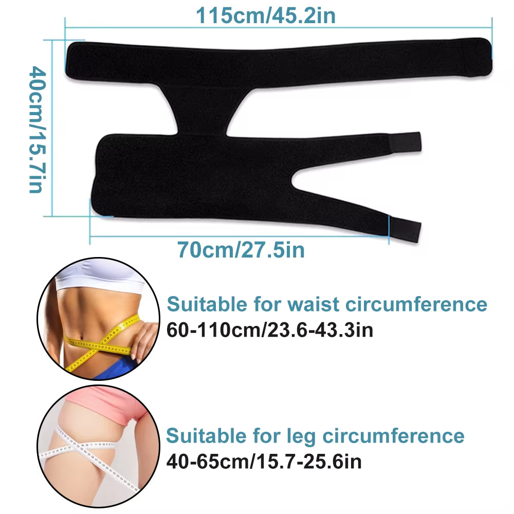 Sciatica Nerve Pain Relief Thigh Compression Brace for Hip Joints Arthritis Groin Wrap Brace Protector Belt Legwarmers New