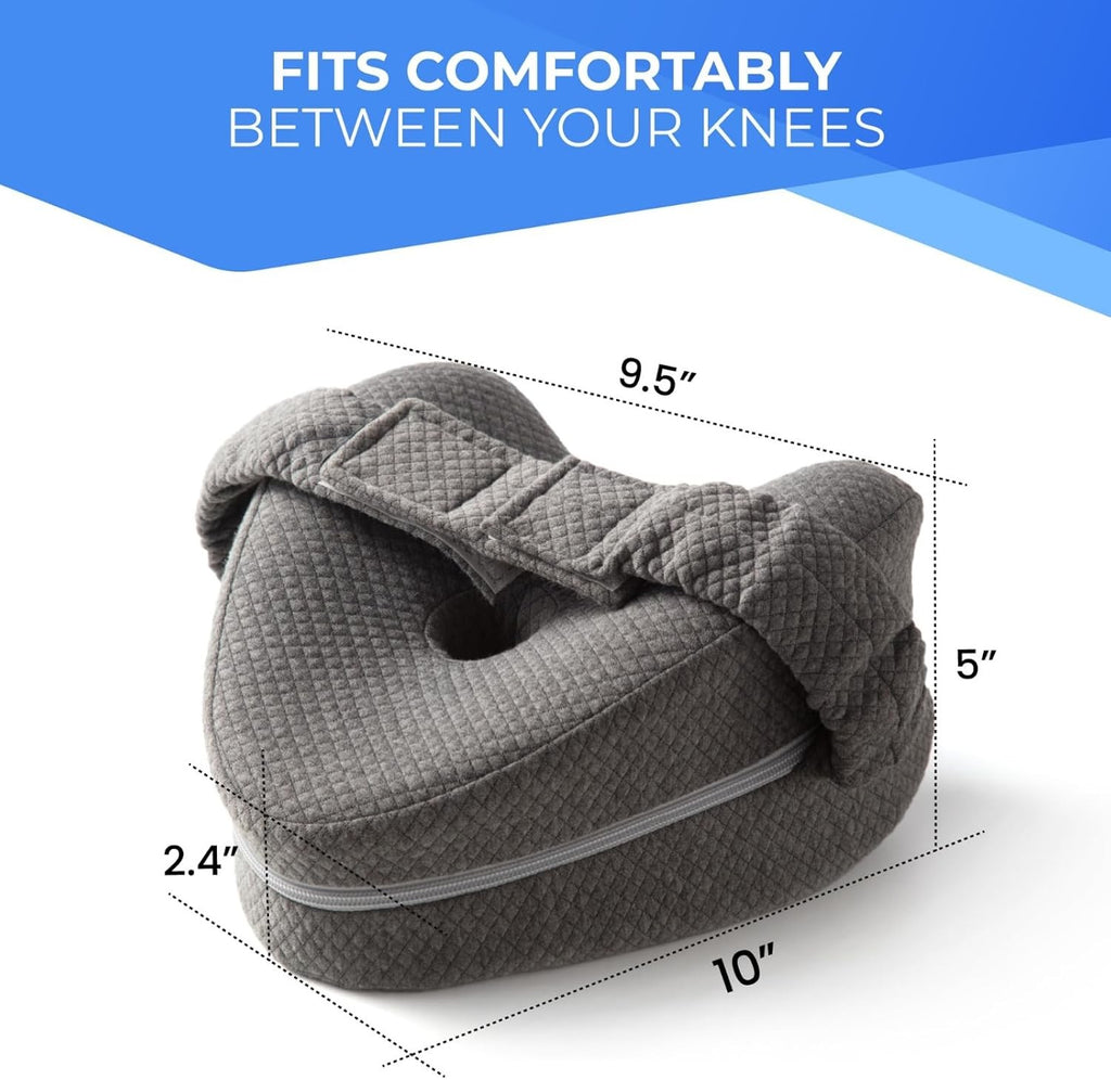 Knee Pillow for Side Sleepers Hip Pain - between Leg Pillow for Side Sleeping -