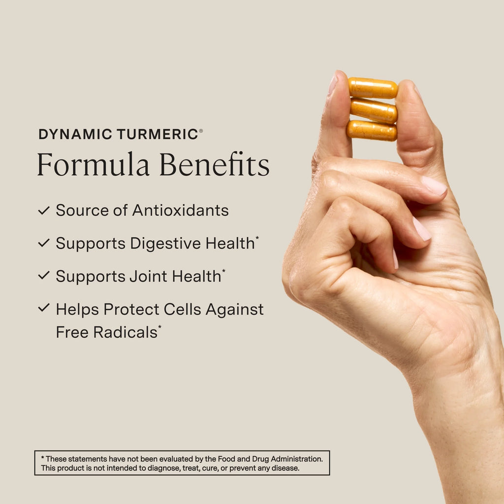 Dynamic Turmeric Curcumin Ginger Highest Potency Available. 1,650 Mg Turmeric with 95% Curcuminoids & Bioperine® Supports Joint Health, 90 Vegetarian Capsules (1 Pack)