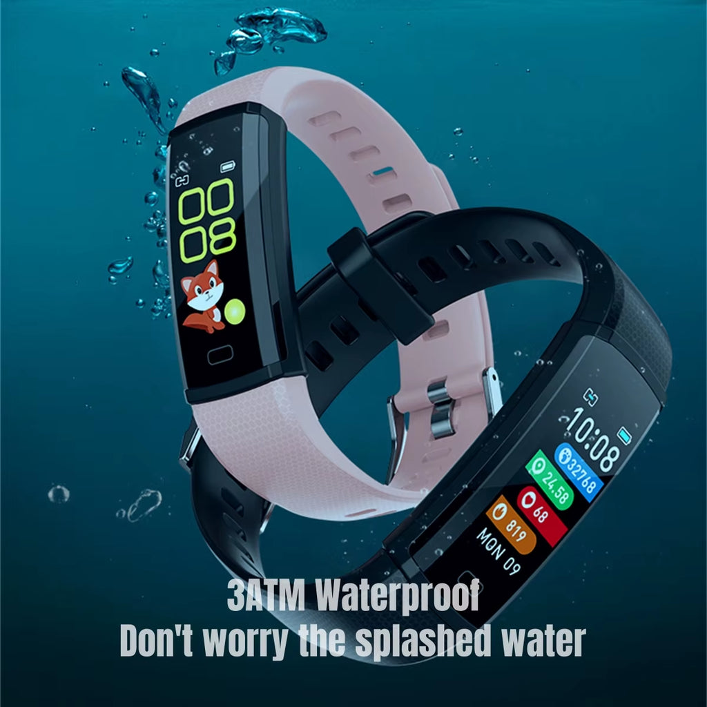 New Smart Band Watches Sports Fitness Bracelet 3ATM Waterproof Heart Rate Blood Pressure Monitoring Smartband for Men Women