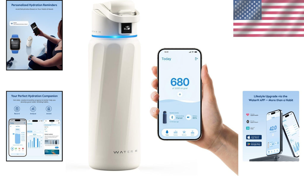 Bpa-Free Smart Water Bottle for Health & Wellness