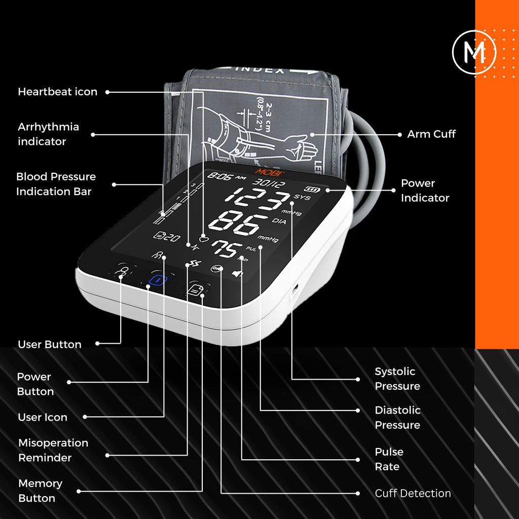 Connect Smart Bluetooth Upper Arm Blood Pressure Monitor Automatic Blood Pressure Machine