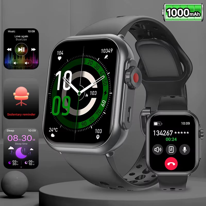 2025 Fashion Women Smart Watch Ultra 2 SE Smart Watches 1000Mah Big Battery Bluetooth Call Full Touch Sports Smartwatch Men