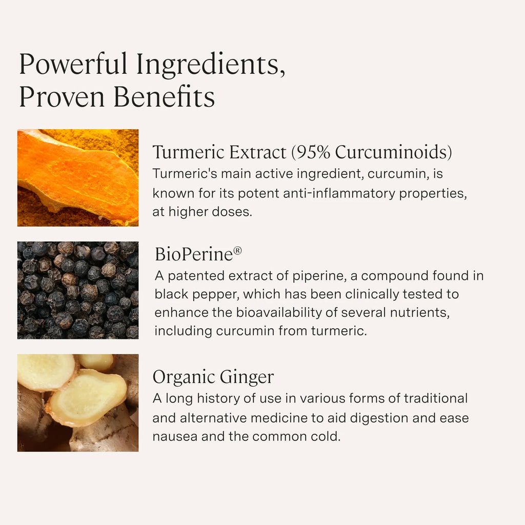 Dynamic Turmeric Curcumin Ginger Highest Potency Available. 1,650 Mg Turmeric with 95% Curcuminoids & Bioperine® Supports Joint Health, 90 Vegetarian Capsules (1 Pack)