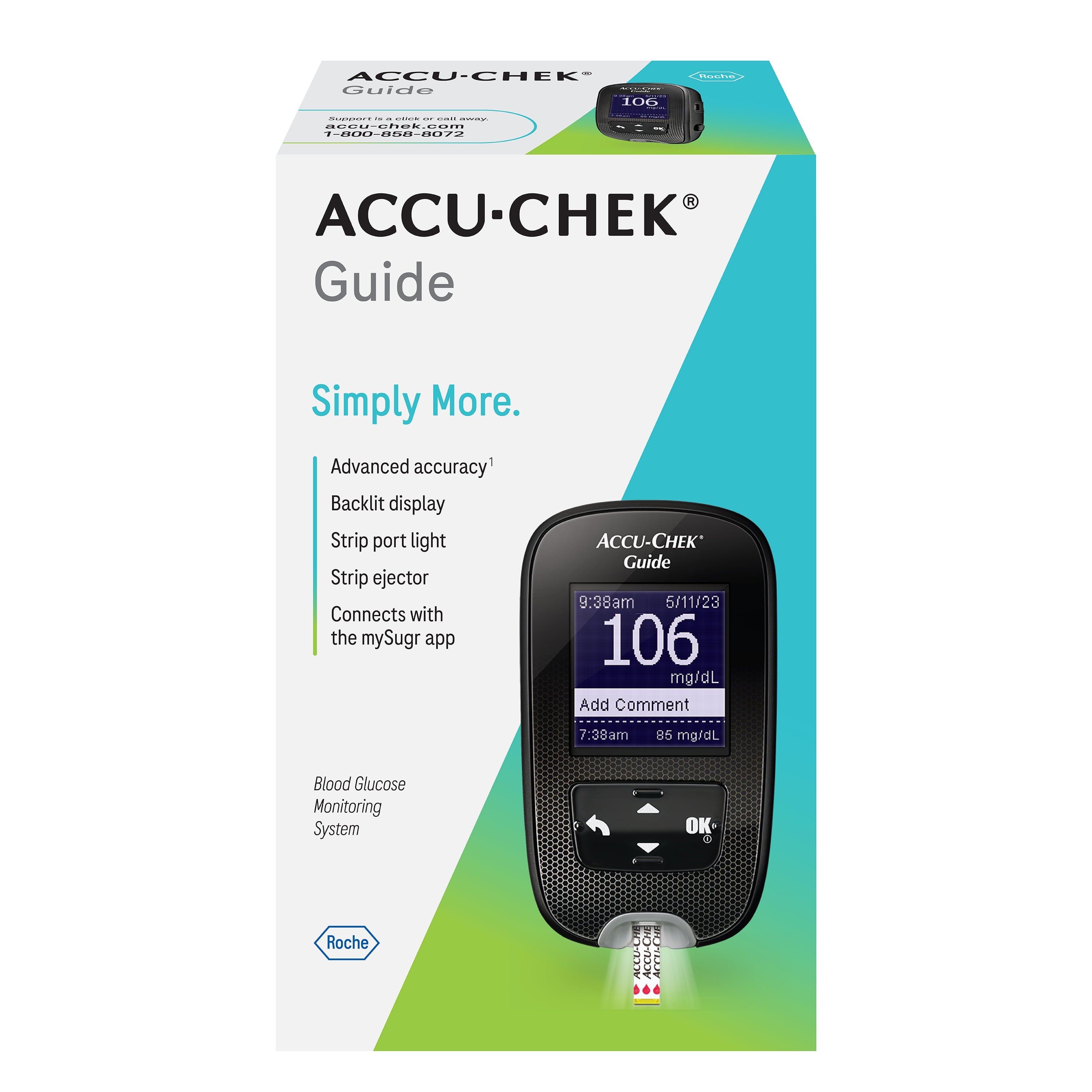 Guide Diabetes Meter for Diabetic Blood Glucose Monitoring (Meter Only)