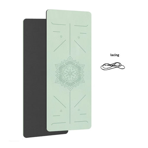 Anti-Slip Yoga MATS, Pilates Fitness MATS, Eco-Friendly, Women'S Yoga MATS, and Exercise MATS Suitable for Home Workouts