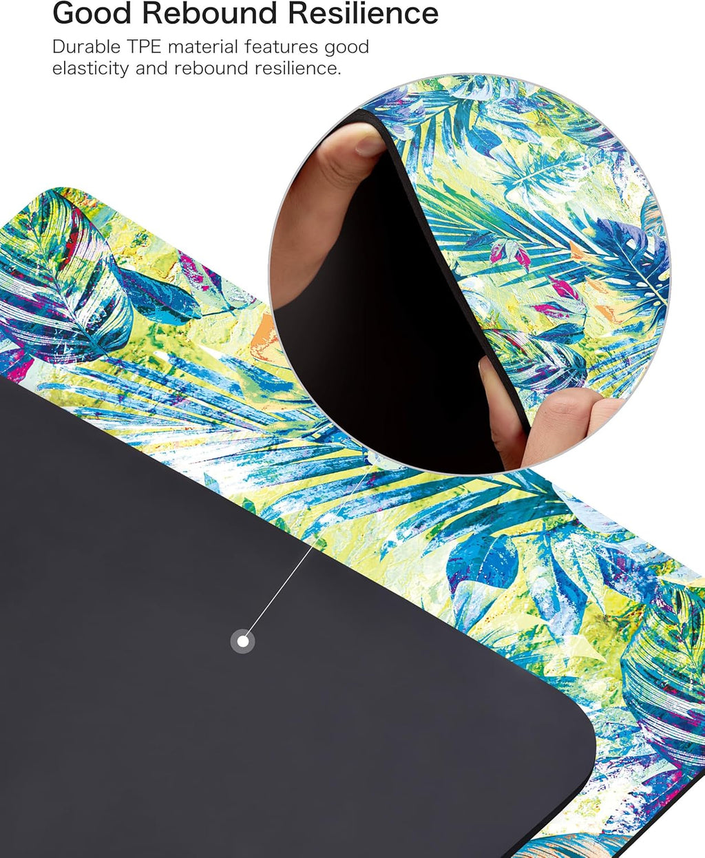 Suede TPE Yoga Mat High Density Non Slip Yoga Mats with Carrying Bag,72"X32" Extra Thick 8MM Exercise & Workout Mat for Yoga, Pilates and Fitness