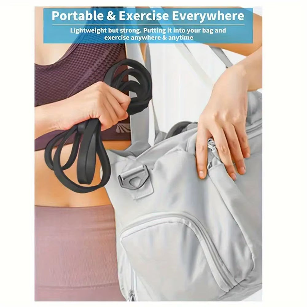 Resistance Bands, Stackable TPE Resistance Bands for Strength Training, Fitness, Workout, Stretching, Home Gym and More