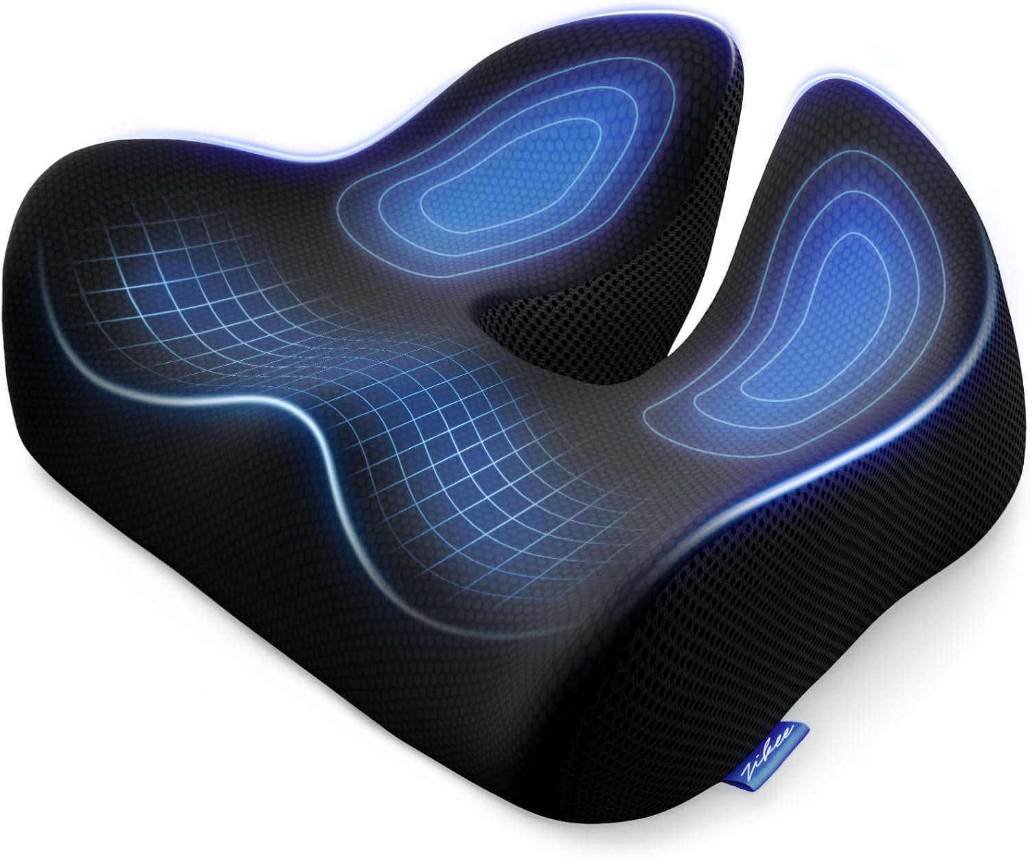 Thickened Seat Cushion, Ergonomic Memory Foam Hemorrhoid Pillow for Hip, Sciatic