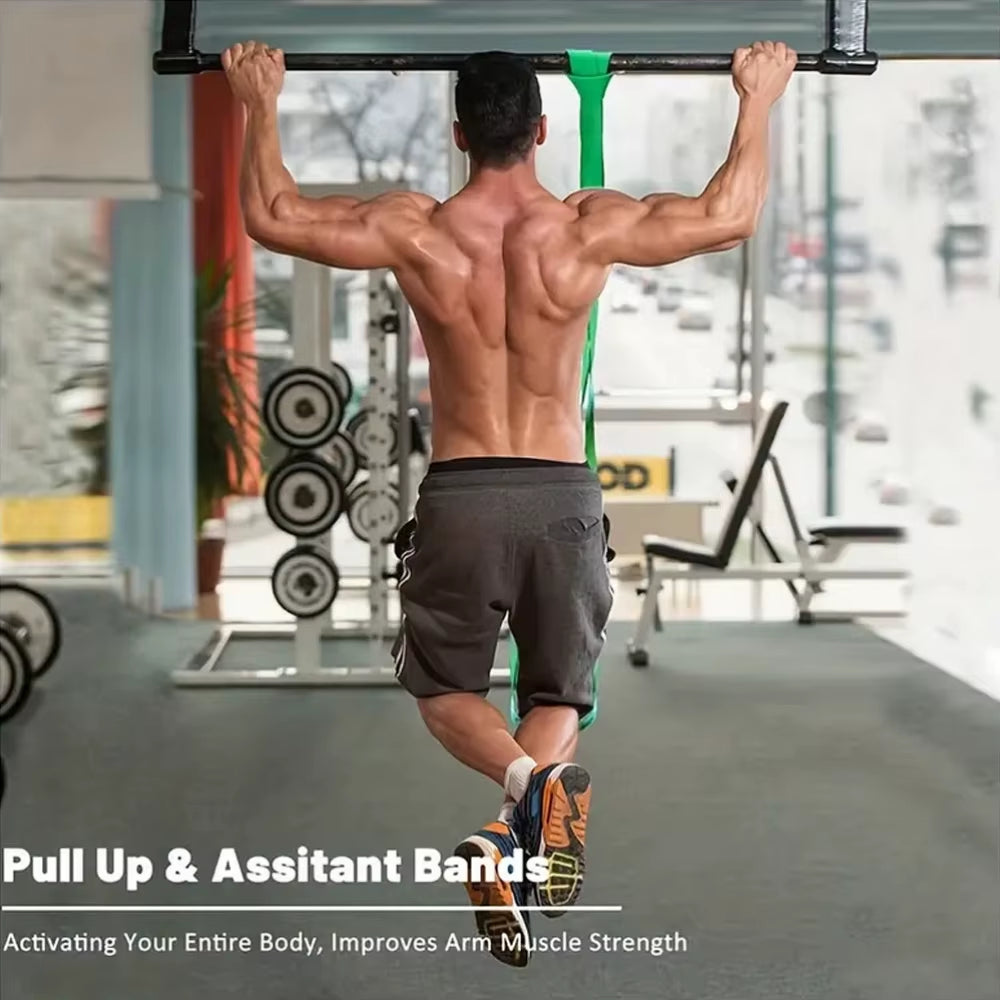 Resistance Bands, Stackable TPE Resistance Bands for Strength Training, Fitness, Workout, Stretching, Home Gym and More