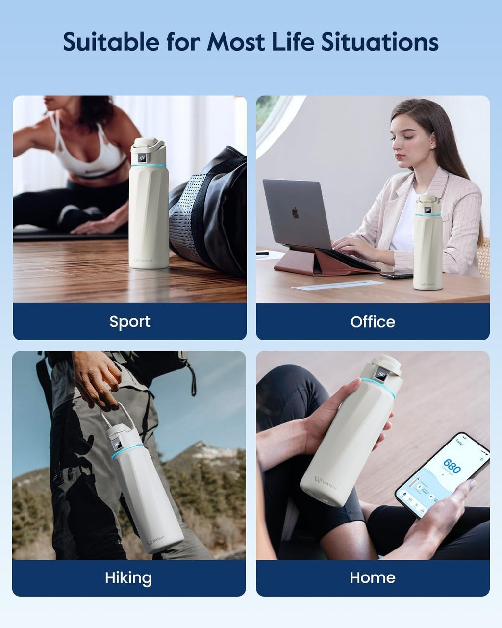 Bpa-Free Smart Water Bottle for Health & Wellness