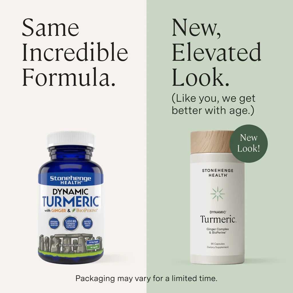 Dynamic Turmeric Curcumin Ginger Highest Potency Available. 1,650 Mg Turmeric with 95% Curcuminoids & Bioperine® Supports Joint Health, 90 Vegetarian Capsules (1 Pack)