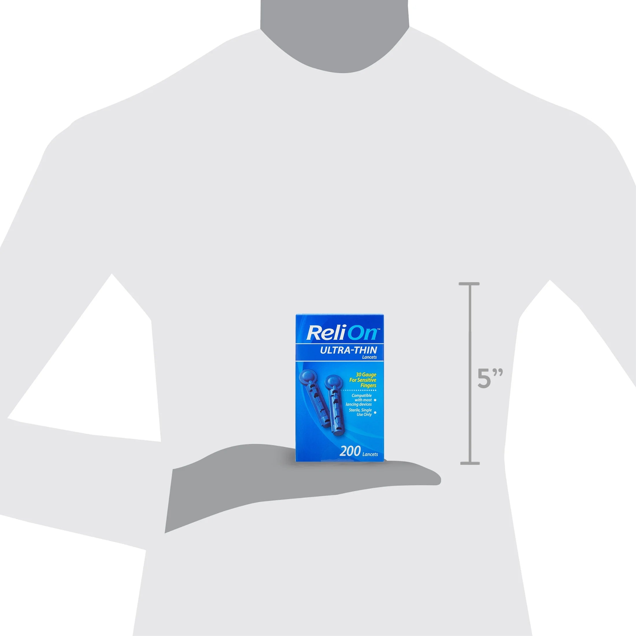 Ultra-Thin Blood Lancets, 200 Count