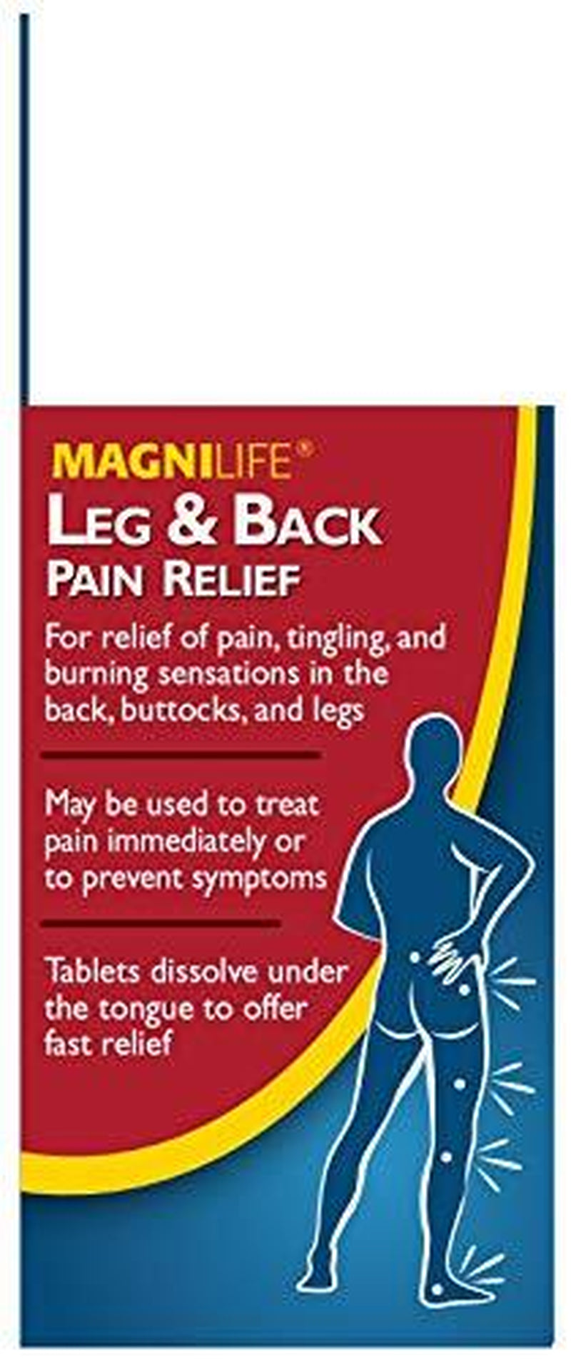 Magnilife Leg & Back Pain Relief, Fast-Acting for Sciatica Pain, Naturally So...