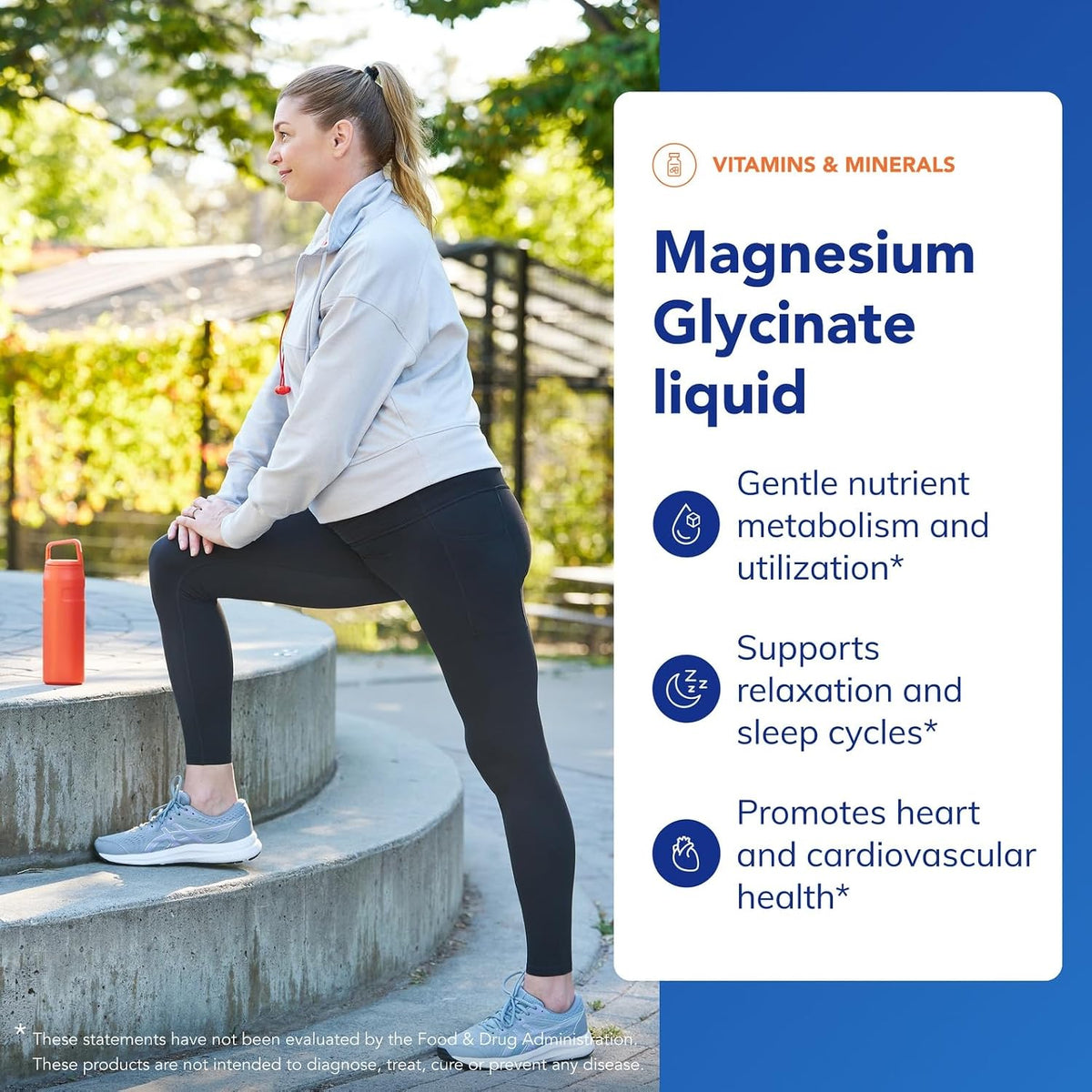 Magnesium Glycinate Liquid, 16.2 Fl Oz