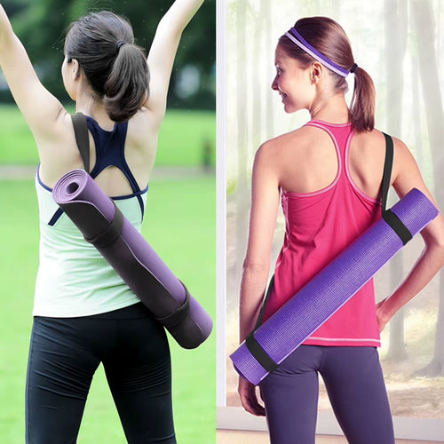 1-10PCS Yoga Mat Strap Belt Portable Adjustable Sports Sling Shoulder Carry Strap Exercise Stretch Fitness Elastic Yoga Belt
